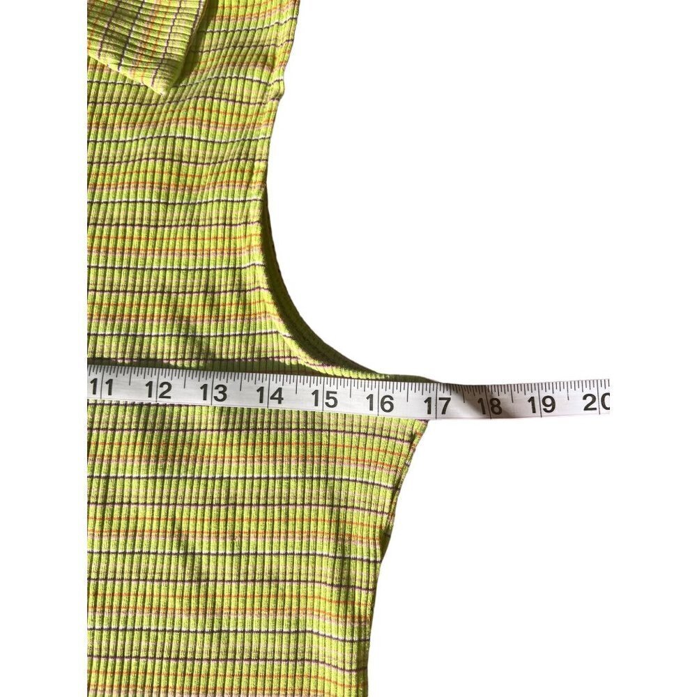 Wild Fable Women's Green Apple Stripe Dress - Picture 3 of 6